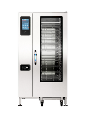 Alto-Shaam 20-10G PRO 35.69" W Stainless Steel Floor Model Liquid Propane Prodigi Pro Combi Oven or Steamer - 160,000 BTU