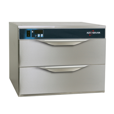 Alto-Shaam 500-2D Stainless Steel Free Standing Halo Heat Warming 2 Drawers - 120 Volts