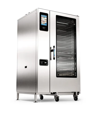 Alto-Shaam 20-20G PRO 43.75" W Stainless Steel Floor Model Natural Gas Prodigi Pro Combi Oven or Steamer - 266,000 BTU