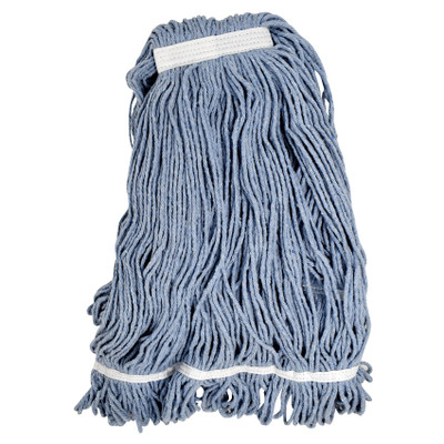 Omcan USA 80897 24 Oz. Blue Yarn Loop End Mop Head