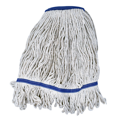 Omcan USA 80896 32 Oz. White Yarn Loop End Mop Head