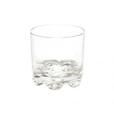 Thunder Group PLTHRG012C 12 Oz. Clear Polycarbonate Heavy Base Rock Glass