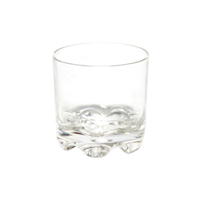 Thunder Group PLTHRG012C 12 Oz. Clear Polycarbonate Heavy Base Rock Glass