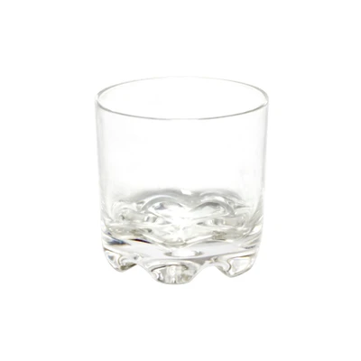 Thunder Group PLTHRG008C 8.5 Oz. Clear Polycarbonate Heavy Base Rock Glass