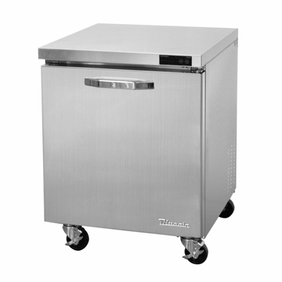 Blue Air BLUF28-HC 7.0 Cu. Ft. All Stainless Steel 1 Section Undercounter Freezer