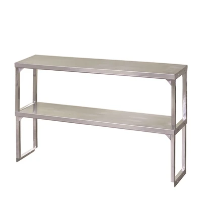 Blue Air BDOS1236 36"W x 12"D x 32"H Stainless Steel Double Overshelf