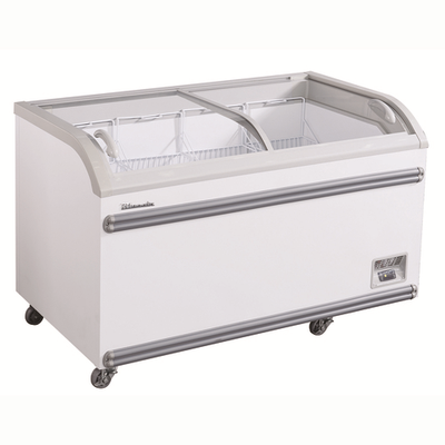 Blue Air BCF56-HC 17.66 Cu. Ft Tempered Glass Sliding Doors Free Standing Ice Cream Merchandiser/Chest Freezer - 115 Volts