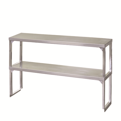 Blue Air BDOS1672 72"W x 16"D x 32"H Stainless Steel Double Overshelf