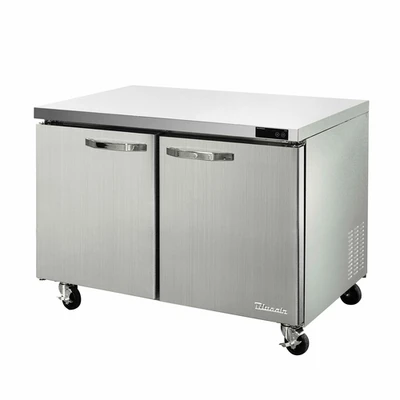 Blue Air BLUF60-HC 16.7 Cu. Ft. All Stainless Steel 2 Section Undercounter Freezer