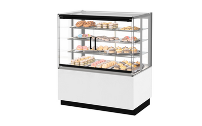 Fri-Jado MCC 48-4 A SS FD SB UF 47.25" W Self Service 4 Shelves Solid Back Modular Convenience Counter - 115 Volts