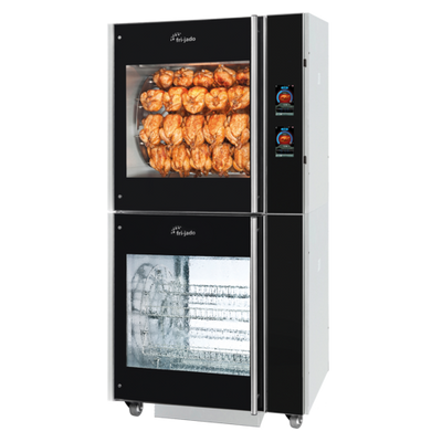 Fri-Jado TDR 7+TDR 7 S AC WIFI 41" W Stainless Steel Turbo Deli Rotisserie Auto-Clean Oven - 208 Volts