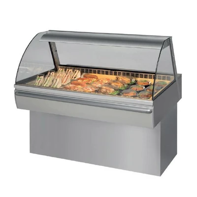 Fri-Jado HD 4 SELF 55.88" W Stainless Steel Self-Service Countertop Hot Deli Inline Merchandiser - 208 Volts