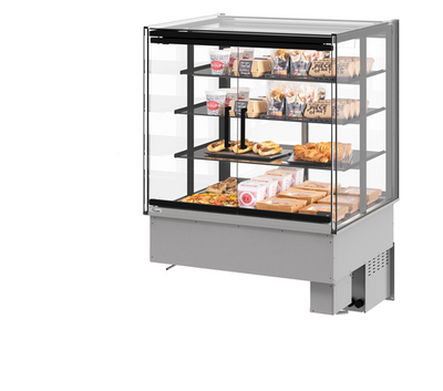 Fri-Jado MCC 36-4 H SS FD PT 35.44" W Metal 4 Shelves Pass Through Modular Convenience Counter - 208 Volts