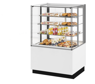Fri-Jado MCC 36-4 C FS UF 35.44" W x 55.88" H White 4 Sections Pass Through Modular Convenience Counter - 115 Volts
