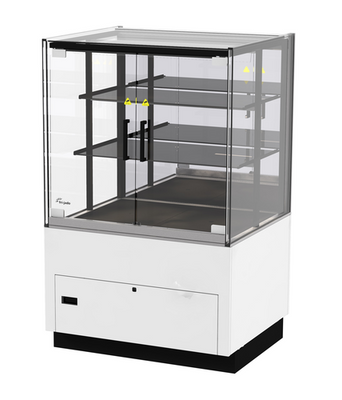 Fri-Jado MCC 36-3 H SS FD SB UF 35.44" W Self-Service 3 Shelves Solid Back Drop-In Modular Convenience Counter - 208 Volts