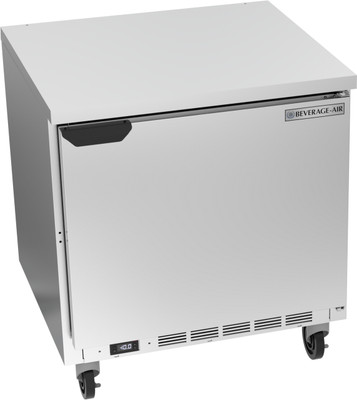 Beverage Air WTF32AHC-FLT 32"W One Door Stainless Steel Worktop Freezer
