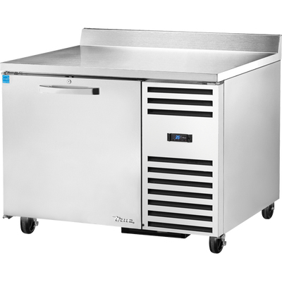 True TWT-44-HC~SPEC3 Stainless Steel and Aluminum 1 Section 1 Door SPEC SERIES Deep Work Top Refrigerator - 115 Volts 0.1 HP