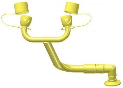 Chicago Faucets 8410-NF Deck Mounted Swing Down Eye and Face Wash