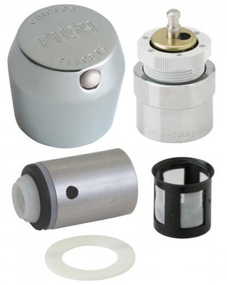 Chicago Faucets 665-RKPABCP 1.75" MVP Metering Push Handle Retrofit Kit