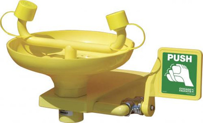 Chicago Faucets 8408-NF Wall Mounted Safety Eye and Face Wash Fitting