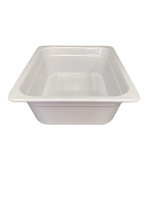 Thunder Group GN1124W 1/2 Size White Melamine Food Pan