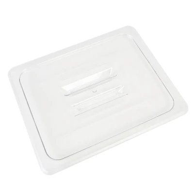 Thunder Group PLPA7120C Half Size Clear Polycarbonate Solid Food Pan Cover