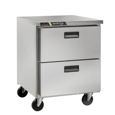 Traulsen CLUC-27F-DW 6.5 Cu. Ft. Stainless Steel Centerline Compact Undercounter Freezer - 115 Volts