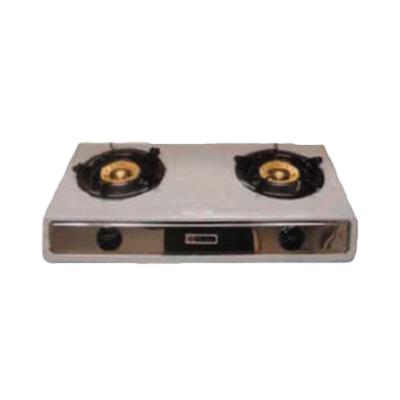 Thunder Group SLST002 Stainless Steel Double Burner Liquid Propane Hotplated