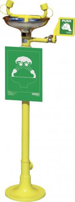 Chicago Faucets 8403-NF Floor Mounted Safety Eye and Face Wash Fitting