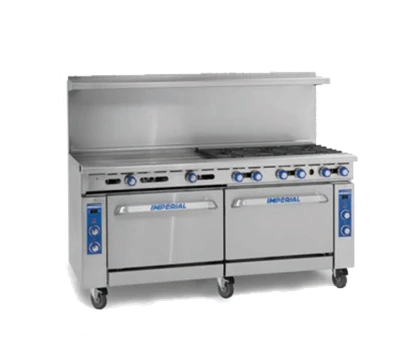 Imperial IR-G60-XB NG 60" Natural Gas Pro Series Restaurant Range - 135,000 BTU