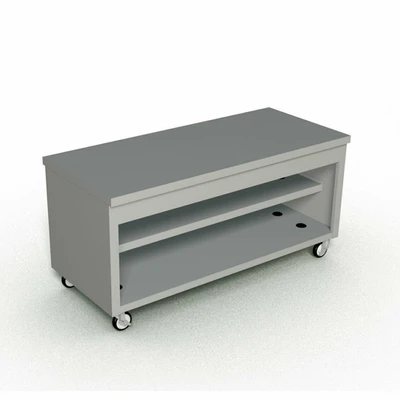 Duke TST-74PG 74" W Stainless Steel Paint Grip Thurmaduke Solid Top Unit