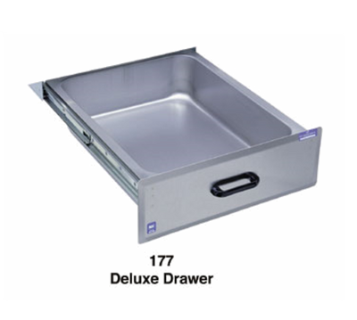 Duke 177LK 15" W x 20" D Stainless Steel Deluxe Drawer with Lock and Keys