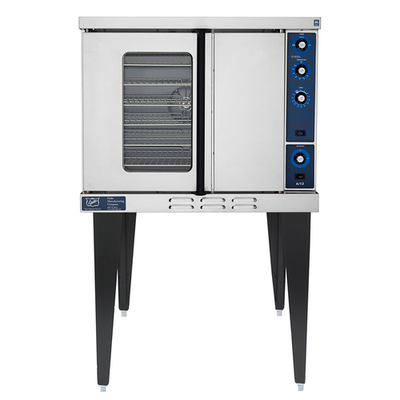 Duke 613-G1V-LP Stainless Steel Liquid Propane Single-Deck Standard Convection Oven - 120 Volts