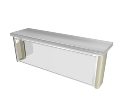 Duke TS560-74 59.57" W Stainless Steel Single-Sided Full-Service Thurmaduke Designer Sneeze Guard