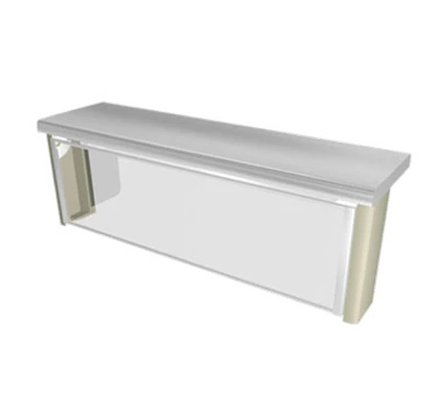 Duke TS560-74 59.57" W Stainless Steel Single-Sided Full-Service Thurmaduke Designer Sneeze Guard