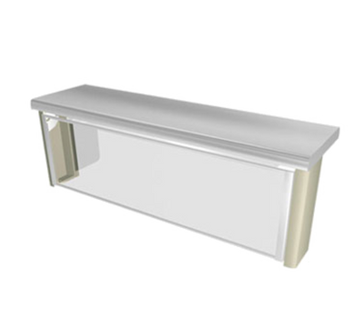 Duke TS560-74 59.57" W Stainless Steel Single-Sided Full-Service Thurmaduke Designer Sneeze Guard
