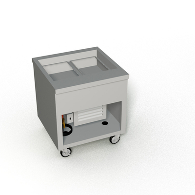 Duke TCM-32SS-N7 32" W Stainless Steel Refrigerated Painted Base Thurmaduke Cold Food Unit - 120 Volts