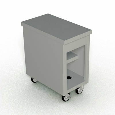 Duke TST-18PG 18" W Stainless Steel Paint Grip Thurmaduke Solid Top Unit