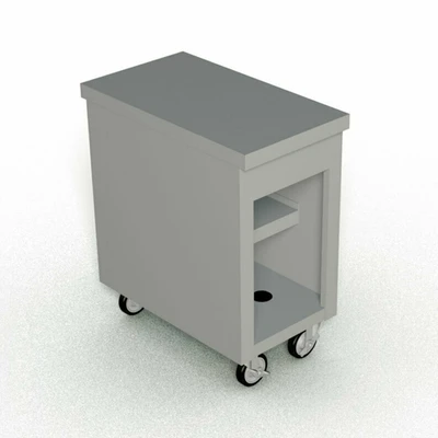 Duke TST-18PG 18" W Stainless Steel Paint Grip Thurmaduke Solid Top Unit