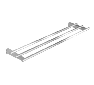 Duke 3BTS-FX-46 46" W x 12" D Stainless Steel 3 Rails Stationary Tray Slide on Fixed Brackets