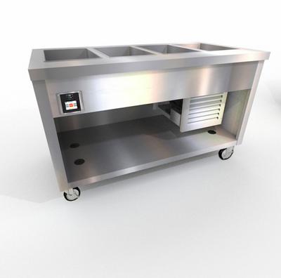 Duke TFCP-60SS-N7 60" W Stainless Steel Refrigerated Thurmaduke Flush Mount Cold Pan Unit - 120 Volts