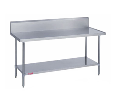 Duke 314-3036-10R 36" W Galvanized Base 14 Gauge Work Table