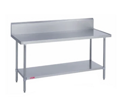 Duke 314-3036-10R 36" W Galvanized Base 14 Gauge Work Table