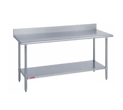 Duke 316S-3096-5R 96" W Stainless Steel Base 16 Gauge Work Table