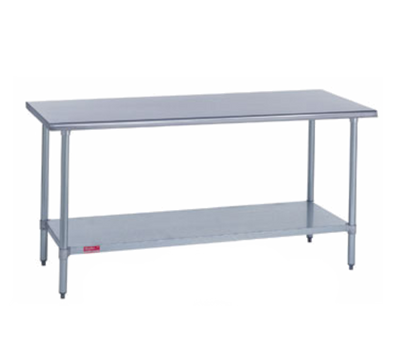 Duke 316-36144 30" D x 144" W Stainless Steel Work Table with Undershelf