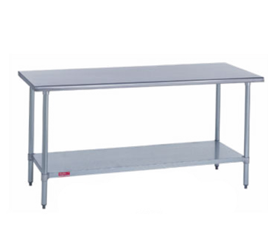 Duke 316-36144 30" D x 144" W Stainless Steel Work Table with Undershelf