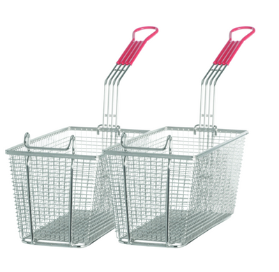 Vulcan BASKETS-TWINRD 6.5" W Nickel Plated Steel Fryers Set of Twin Baskets