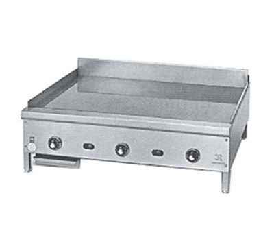 Jade JGM-2472-NG 72" W Stainless Steel Countertop Natural Gas Supreme Griddle - 180,000 BTU
