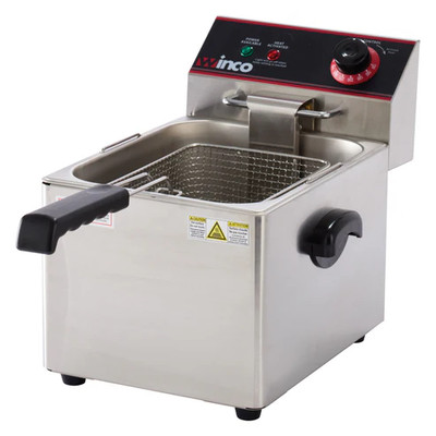 Winco EFS-16 Electric Stainless Steel Deep Fryer