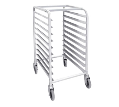 Thunder Group ALSPR010 20 Half-Size Pan Aluminum Tubing End Load Open Top Bun Pan Rack